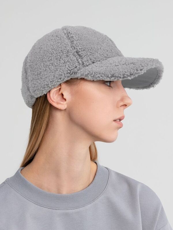 Бейсболка Oblako, утепленная, серая арт.16834.10