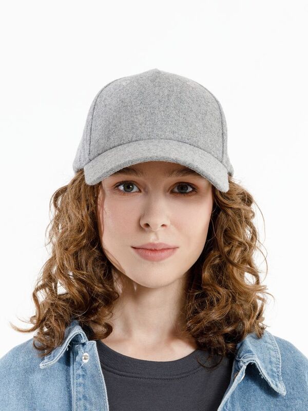 Бейсболка Woolridge, серый меланж арт.16884.11