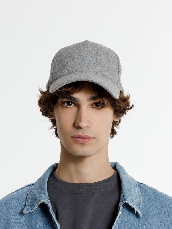 Бейсболка Woolridge, серый меланж арт.16884.11