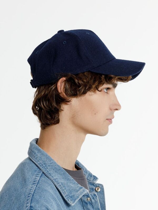 Бейсболка Woolridge, темно-синяя арт.16884.40