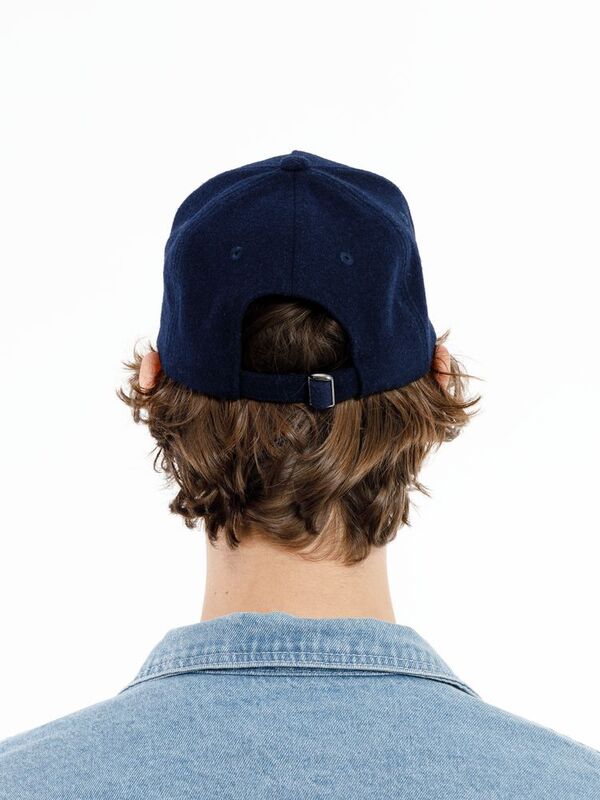 Бейсболка Woolridge, темно-синяя арт.16884.40