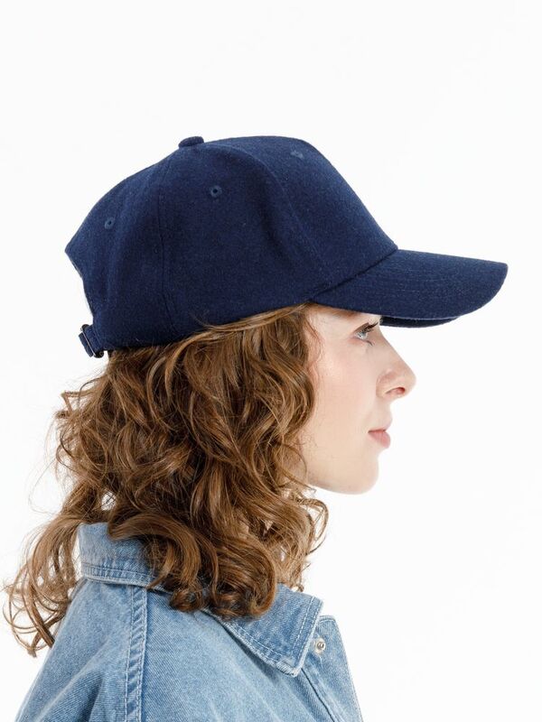 Бейсболка Woolridge, темно-синяя арт.16884.40