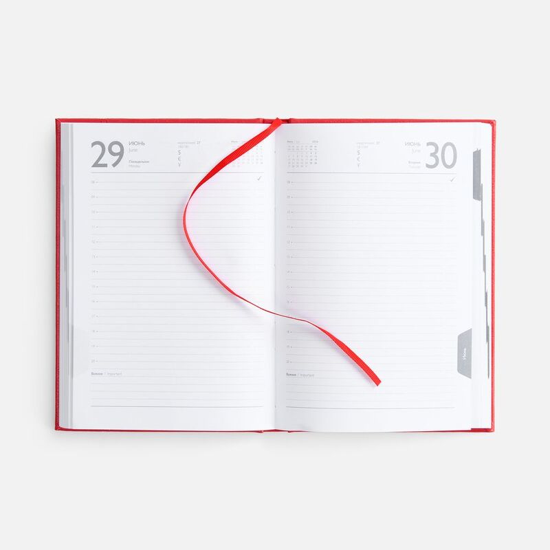 Ежедневник Baza, датированный, красный арт.18290.50