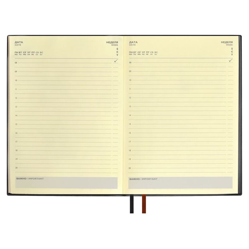 Ежедневник Avila, недатированный, черный арт.18298.30