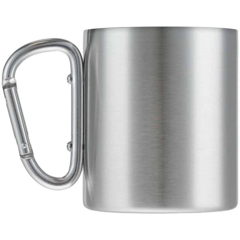 Кружка Trek, с серебристой ручкой-карабином арт.63011.10