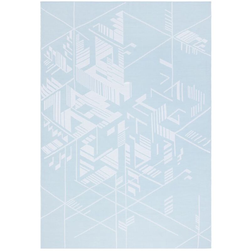 Плед Winterflake, бело-голубой с люрексом арт.20146.17