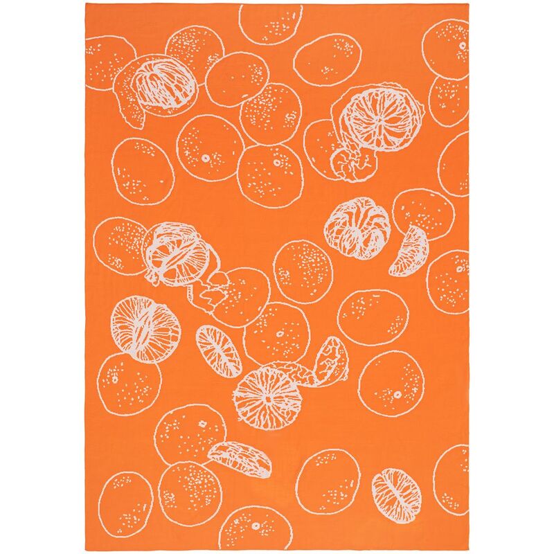 Плед Citrion, оранжево-белый арт.20147.20