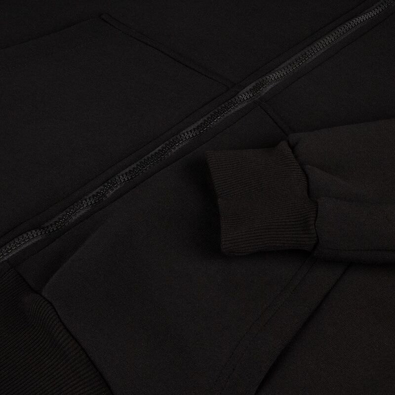 Толстовка унисекс оверсайз Zippy, черная арт.16883.30