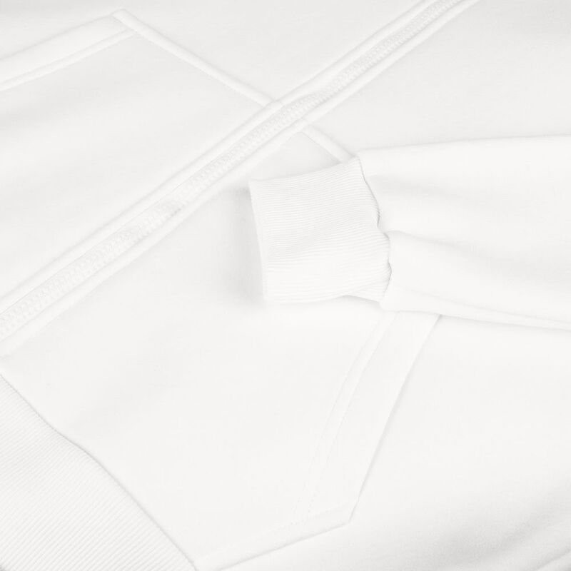 Толстовка унисекс оверсайз Zippy, белая арт.16883.60