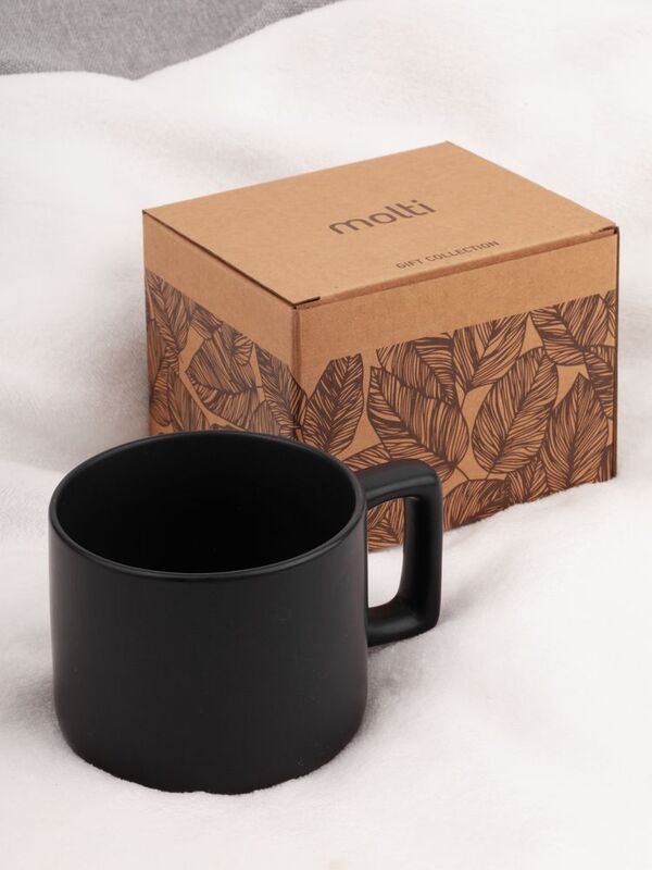 Чашка Jumbo в коробке матовая, черная арт.31114.30