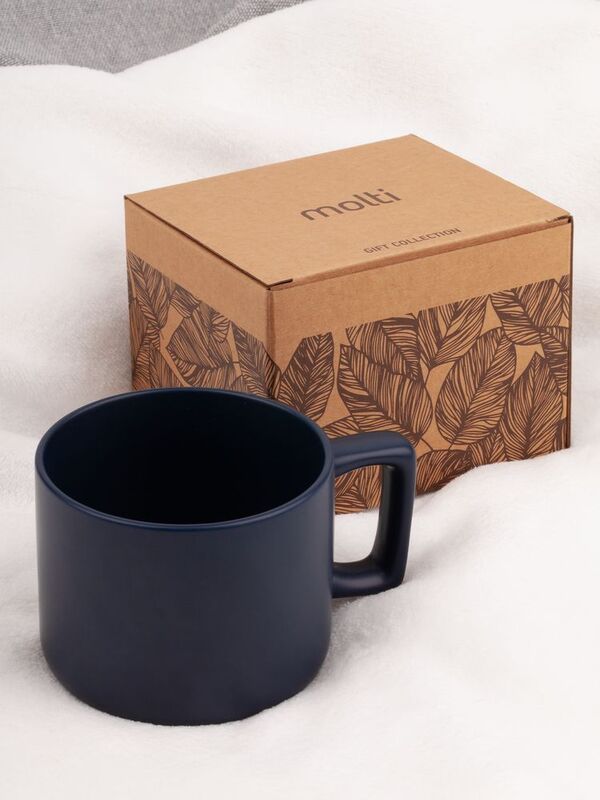 Чашка Jumbo в коробке матовая, темно-синяя арт.31114.40