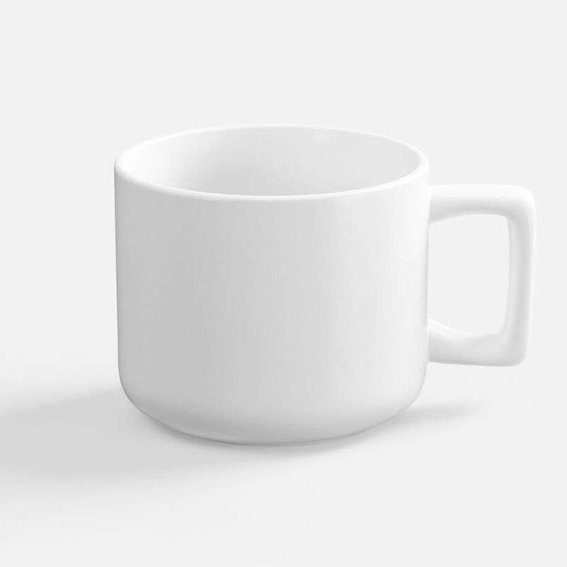 Чашка Jumbo в коробке матовая, белая арт.31114.60