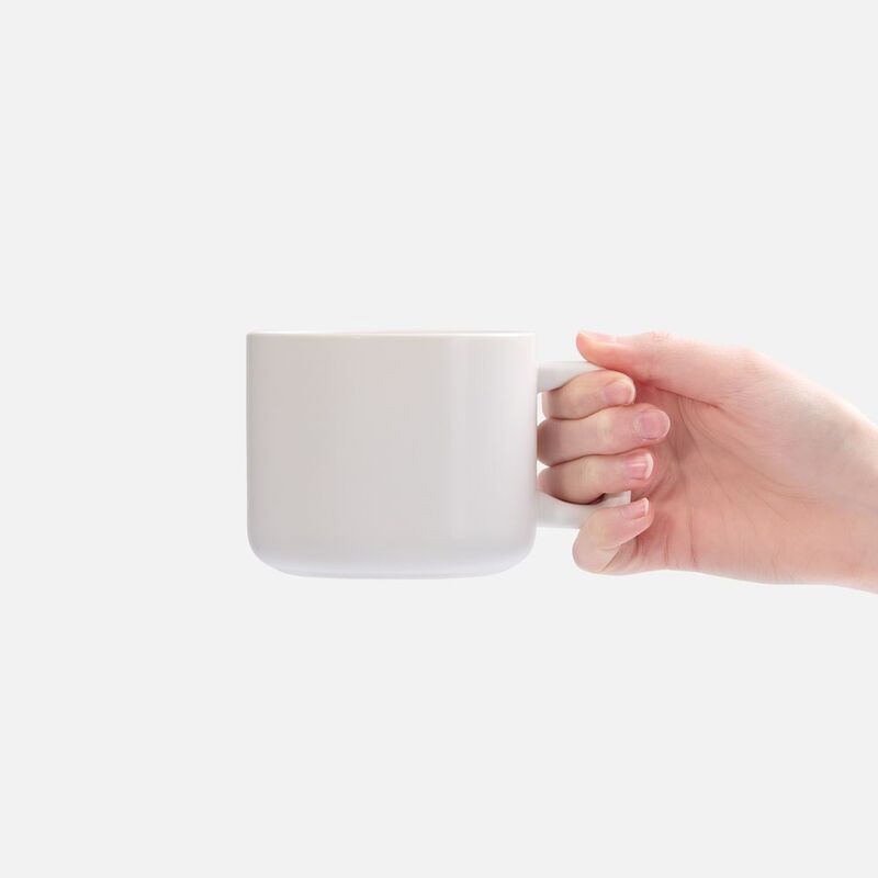 Чашка Jumbo в коробке матовая, белая арт.31114.60