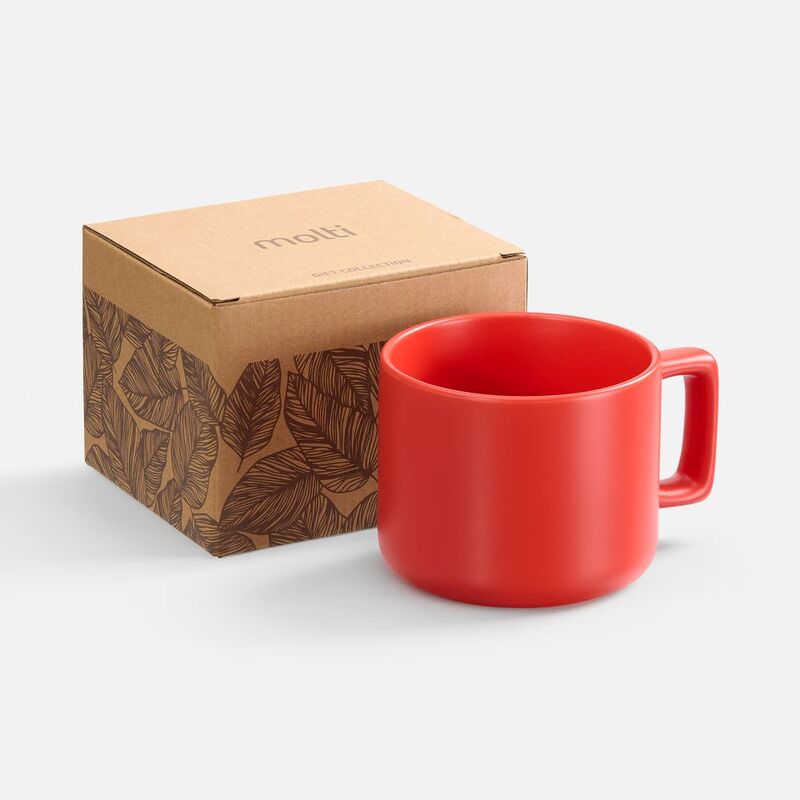 Чашка Jumbo в коробке матовая, красная арт.31114.50