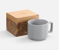 Чашка Jumbo в коробке матовая, светло-серая арт.31114.11