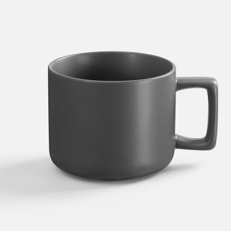 Чашка Jumbo в коробке матовая, темно-серая арт.31114.13