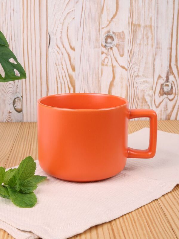 Чашка Jumbo в коробке матовая, оранжевая арт.31114.20