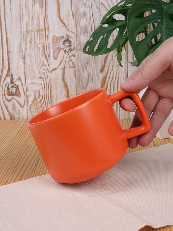 Чашка Jumbo в коробке матовая, оранжевая арт.31114.20