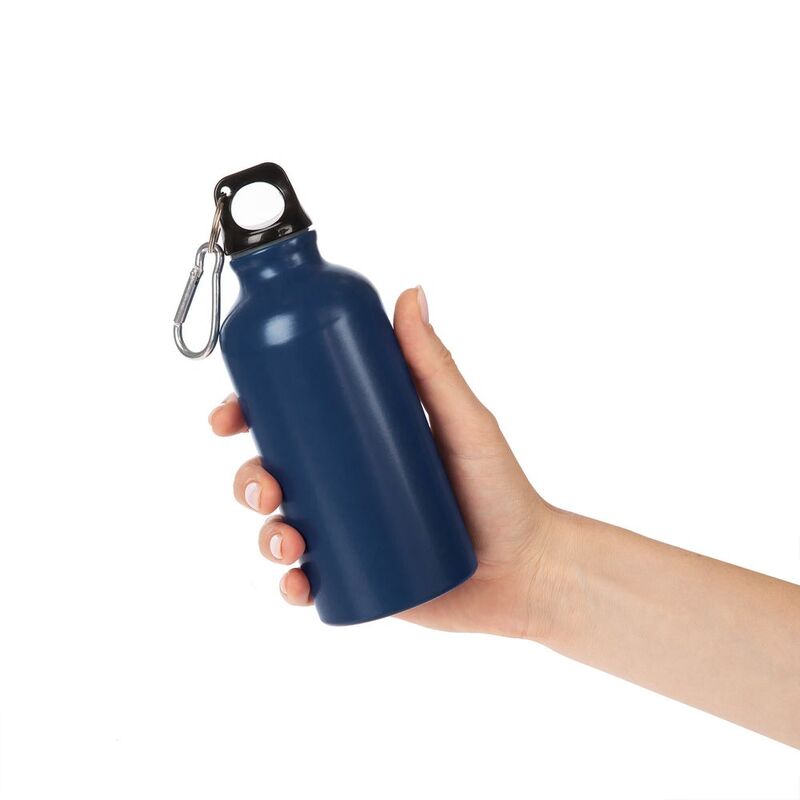 Бутылка для воды Funrun 400, темно-синяя арт.15423.44