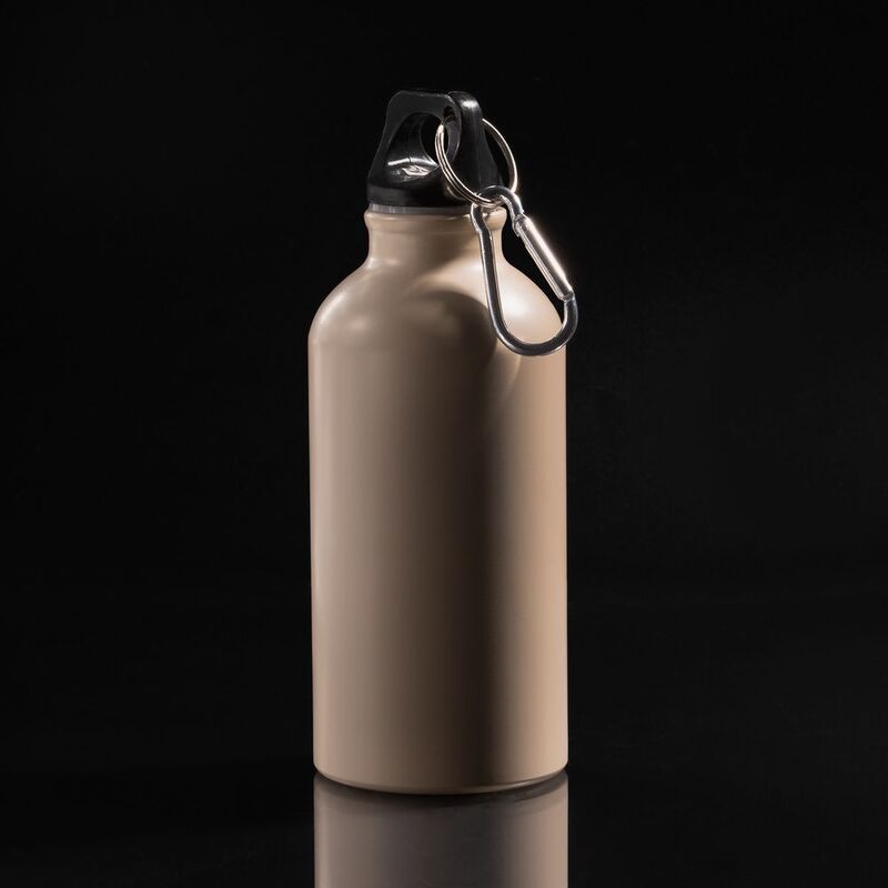 Бутылка для воды Funrun 400, светло-бежевая арт.15423.12