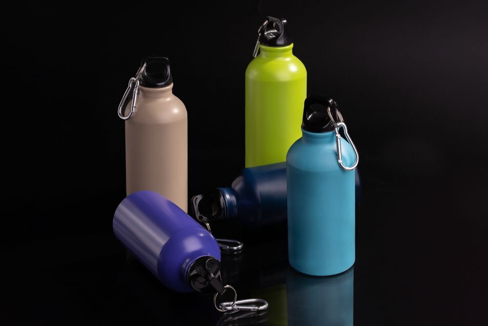 Бутылка для воды Funrun 400, светло-бирюзовая арт.15423.49