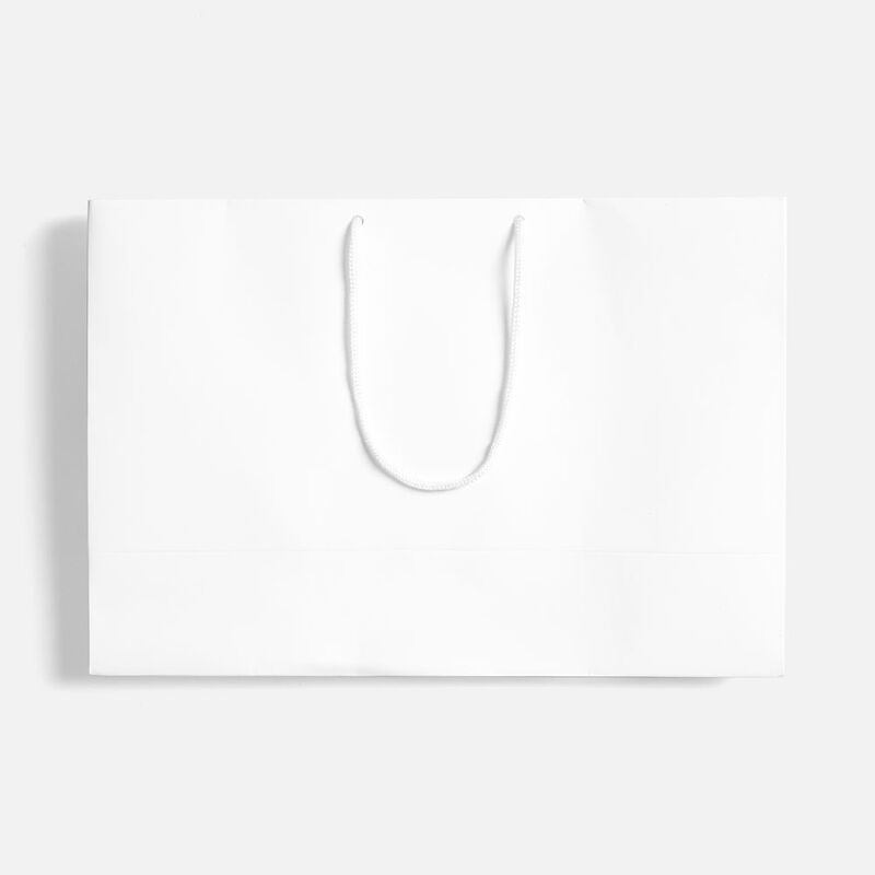 Пакет бумажный с ламинацией Lami Tote M, белый арт.18438.60