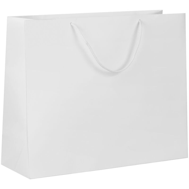 Пакет бумажный с ламинацией Lami Tote L, белый арт.18439.60