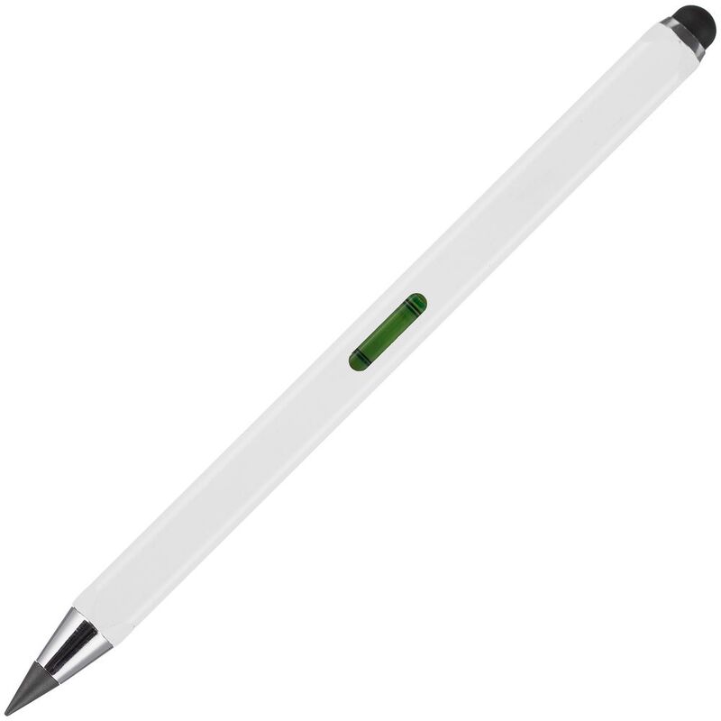 Вечный карандаш Quarta со стилусом и уровнем, белый арт.17690.60