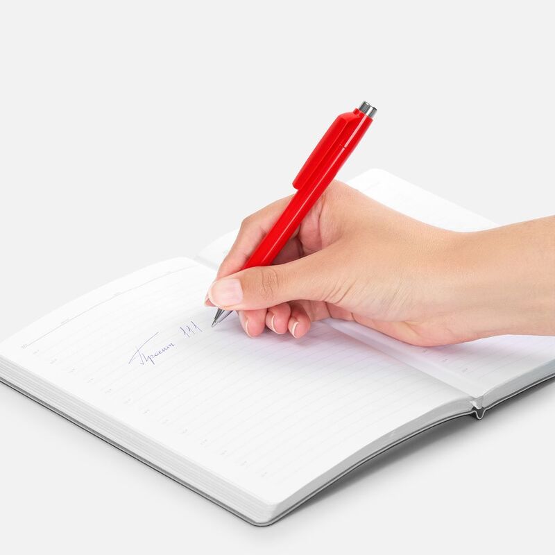 Ручка шариковая Klippa, красная арт.17691.50