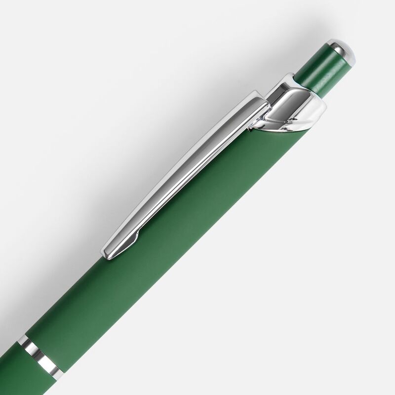 Ручка шариковая Chromos Soft Touch, зеленая арт.17694.90