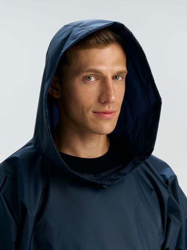 Дождевик-анорак Alatau, укороченный, темно-синий, единый размер арт.16881.40