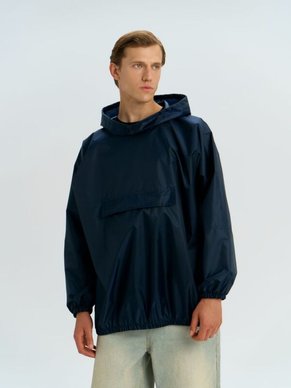 Дождевик-анорак Alatau, укороченный, темно-синий, единый размер арт.16881.40