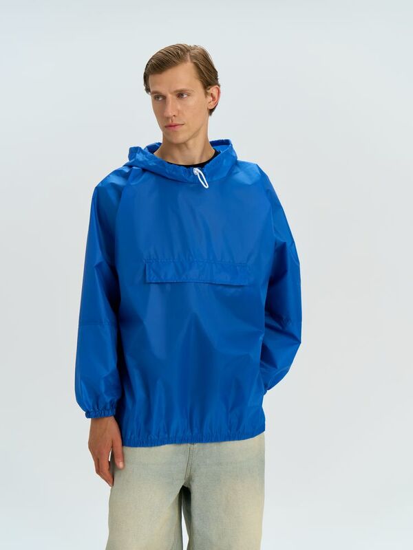 Дождевик-анорак Alatau, укороченный, синий, единый размер арт.16881.44