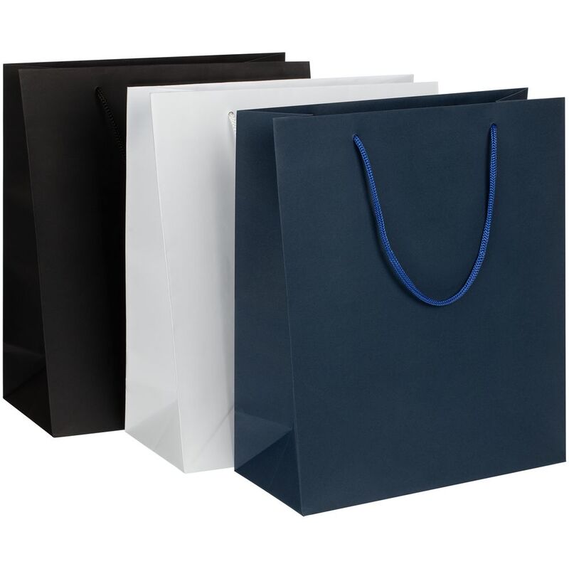 Пакет бумажный Vid L, синий арт.20962.40