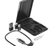 Органайзер с беспроводной зарядкой и набором адаптеров Octopod, черный арт.16877.30