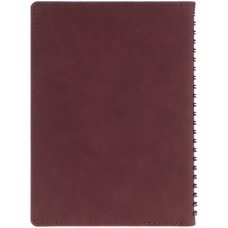 Ежедневник Spring Urban на заказ, недатированный, бордовый арт.72078.55