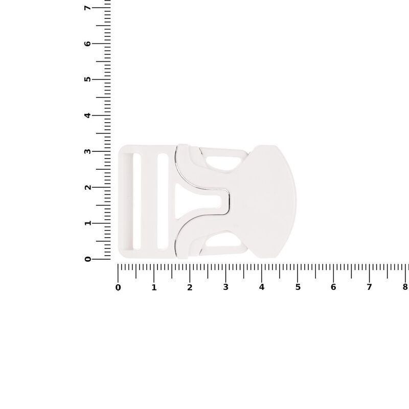 Застежка-пряжка односторонняя Triden, белый арт.18269.60