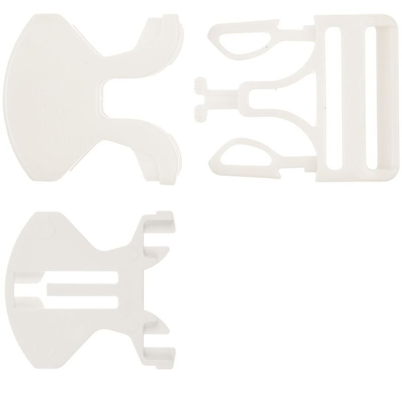 Застежка-пряжка односторонняя Triden, белый арт.18269.60