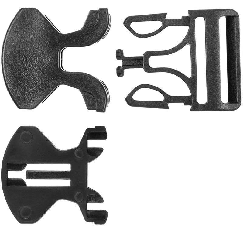 Застежка-пряжка односторонняя Triden, черный арт.18269.30