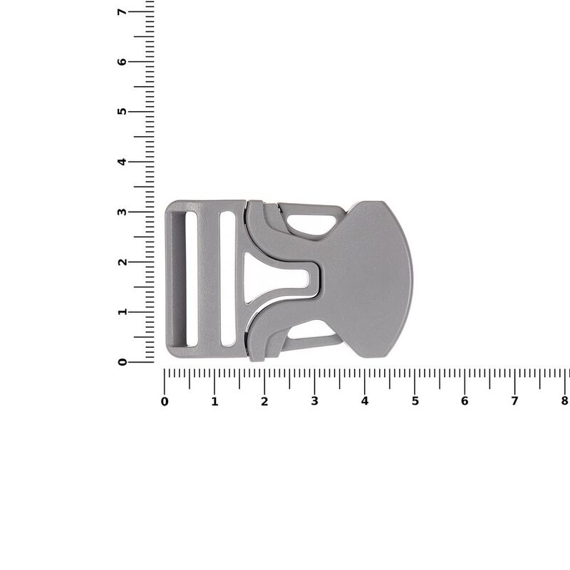 Застежка-пряжка односторонняя Triden, серый арт.18269.10