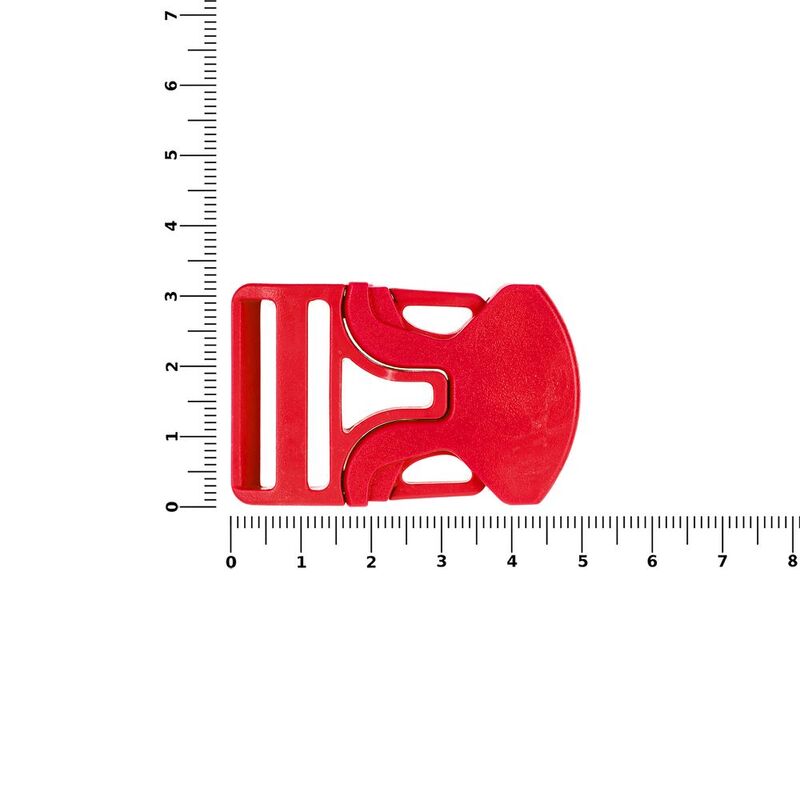 Застежка-пряжка односторонняя Triden, красный арт.18269.50