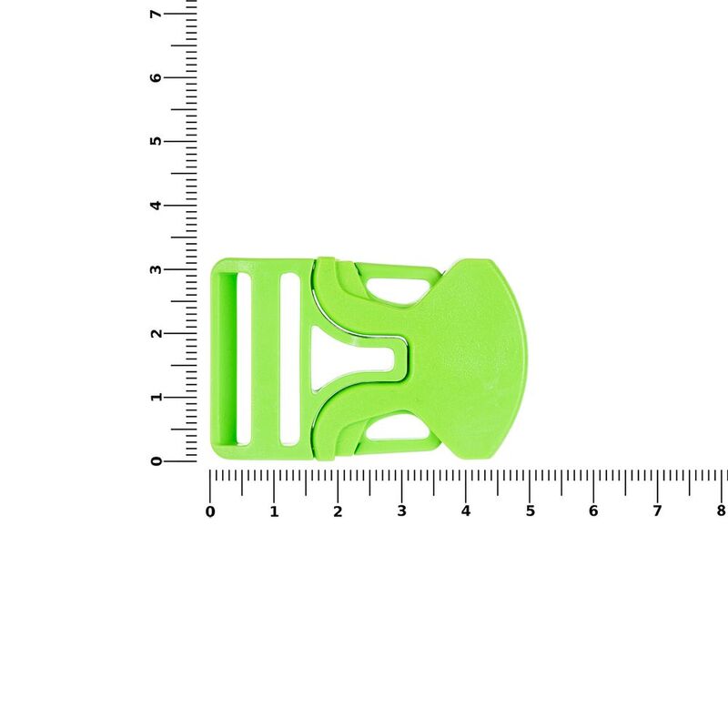 Застежка-пряжка односторонняя Triden, зеленый неон арт.18269.94