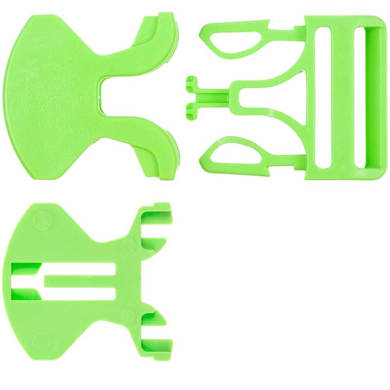 Застежка-пряжка односторонняя Triden, зеленый неон арт.18269.94