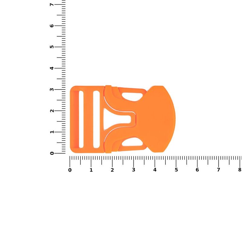 Застежка-пряжка односторонняя Triden, оранжевый неон арт.18269.22