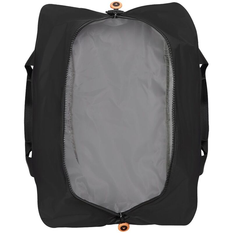 Сумка дорожная Compact Neon, черная с оранжевым арт.16863.31