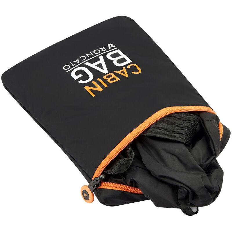 Сумка дорожная Compact Neon, черная с оранжевым арт.16863.31