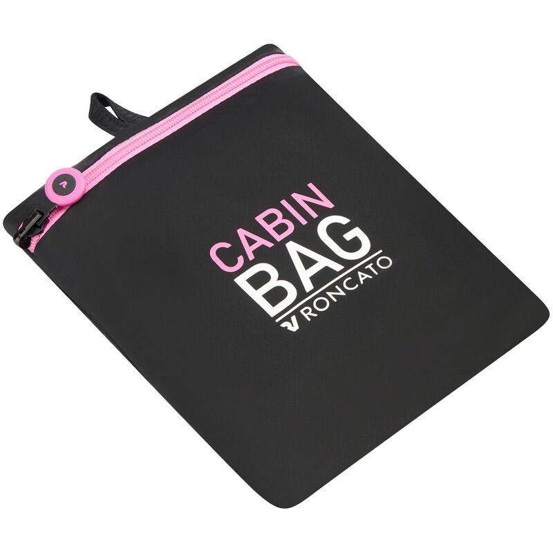 Сумка дорожная Compact Neon, черная с розовым арт.16863.34