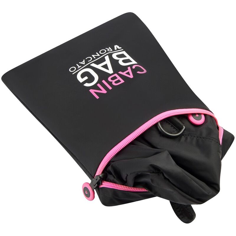 Сумка дорожная Compact Neon, черная с розовым арт.16863.34