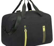 Сумка дорожная Compact Neon, черная с зеленым арт.16863.32