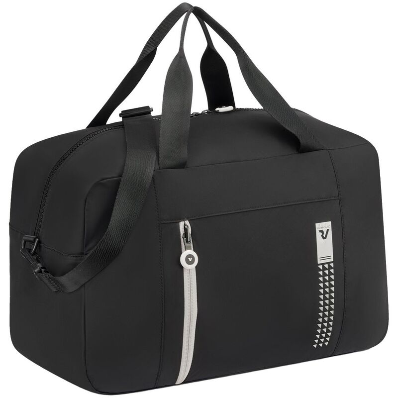 Сумка дорожная Compact Neon, черная с белым арт.16863.33